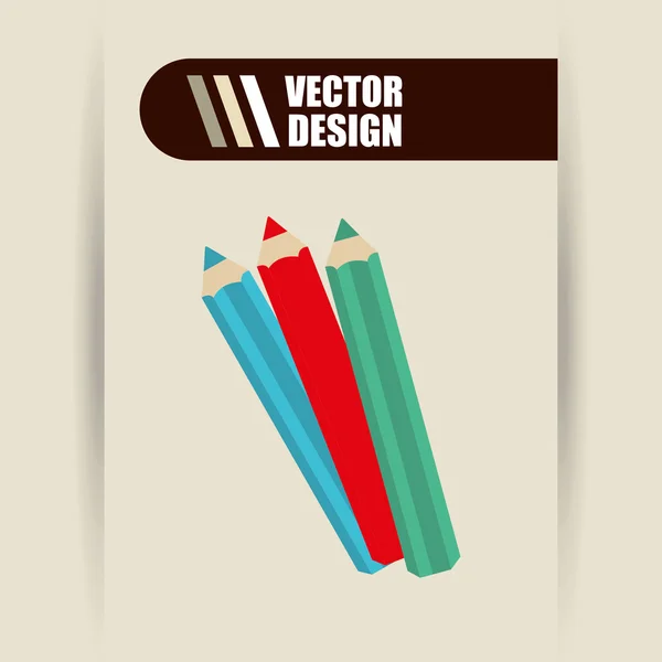 Design ícone educação — Vetor de Stock