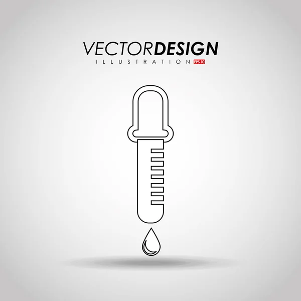 Design de ícone de ciência — Vetor de Stock