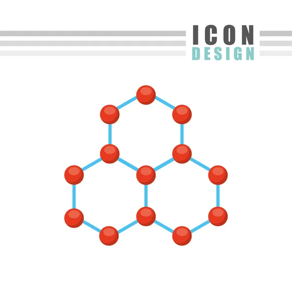 Diseño de iconos científicos — Archivo Imágenes Vectoriales