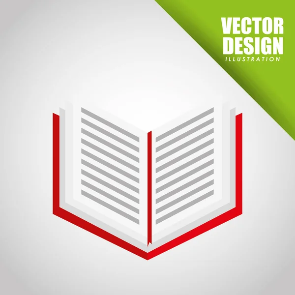 Éducation icône conception — Image vectorielle