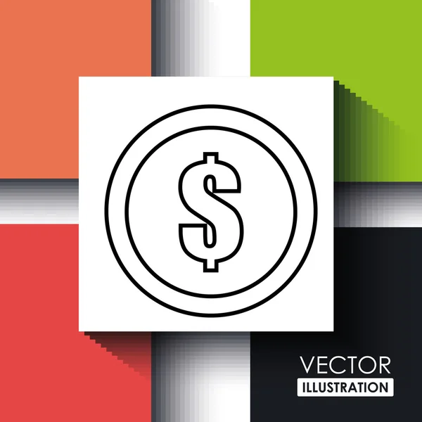 Diseño de icono de comercio — Vector de stock