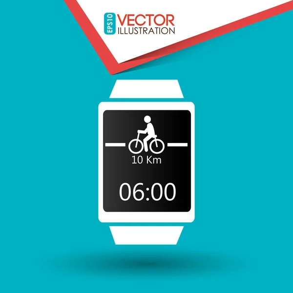 Design de tecnologia wearable — Vetor de Stock