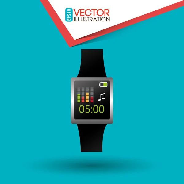 Design de tecnologia wearable — Vetor de Stock