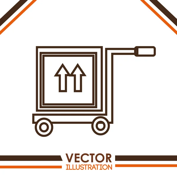 Levering dienst ontwerp — Stockvector