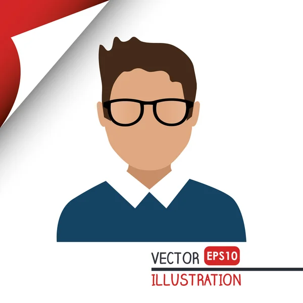 User profile design — Stock Vector