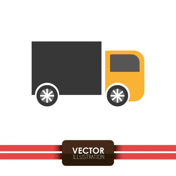 Conception du service de livraison — Image vectorielle