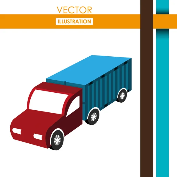 Diseño del servicio de entrega — Archivo Imágenes Vectoriales