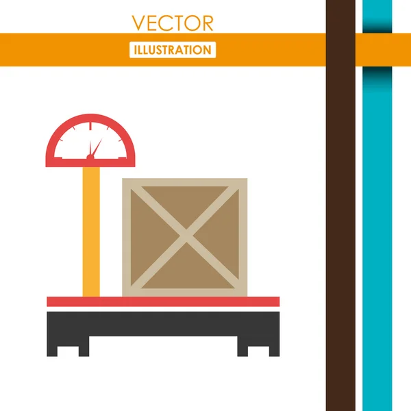 Diseño del servicio de entrega — Archivo Imágenes Vectoriales