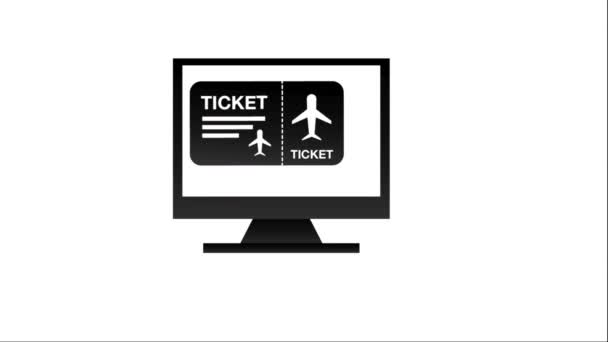 Travel icon design — Stock Video