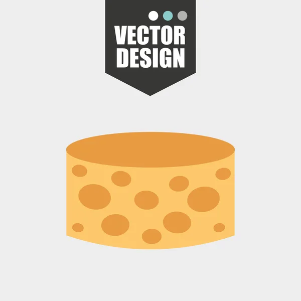 Delicious food design — Stock Vector