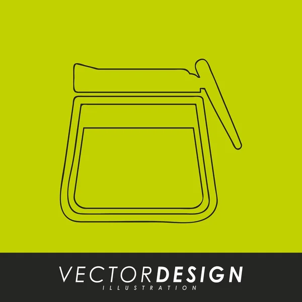Cocina utensilios de diseño — Vector de stock