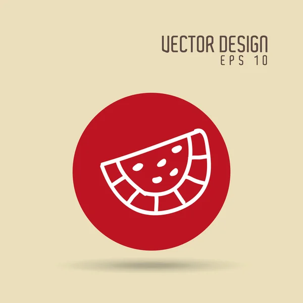 Výborné ovoce design — Stockový vektor