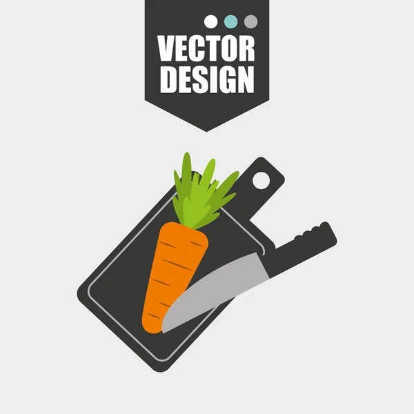 Utensílios de cozinha design — Vetor de Stock