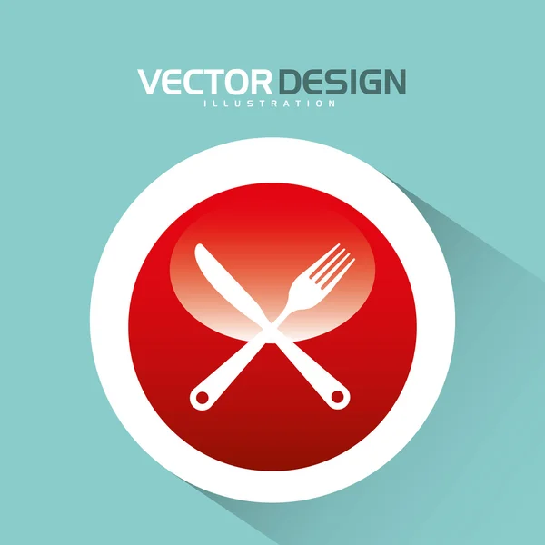 Keukengerei ontwerp — Stockvector