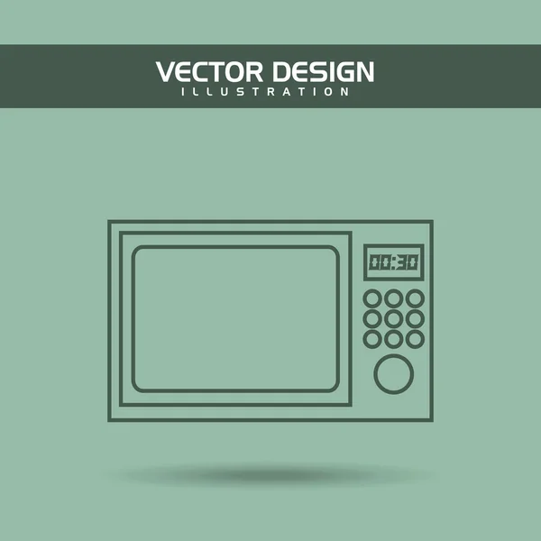 Design kuchyňského nádobí — Stockový vektor