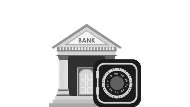 Diseño de icono de dinero — Vídeos de Stock