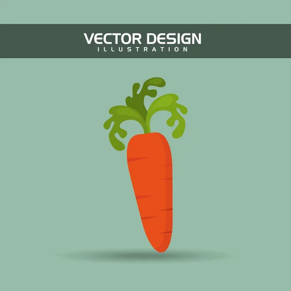 Conception alimentaire végétarienne — Image vectorielle