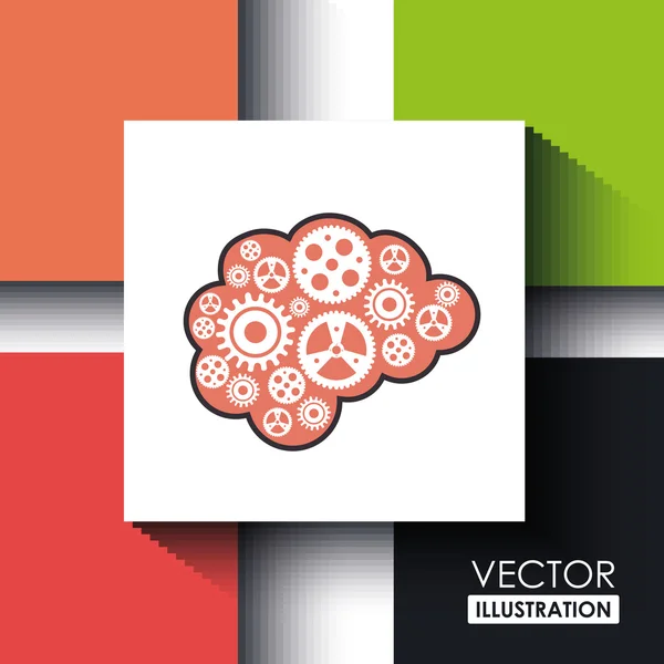 Brainstorm-Design — Stockvektor