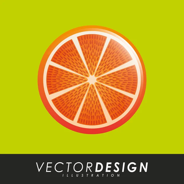 Výborné ovoce design — Stockový vektor