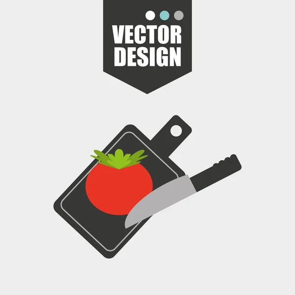 Cocina utensilios de diseño — Vector de stock