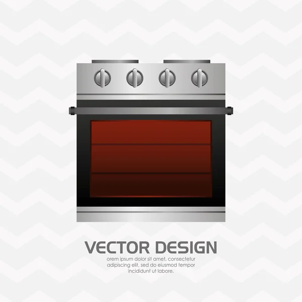 Ustensiles de cuisine design — Image vectorielle