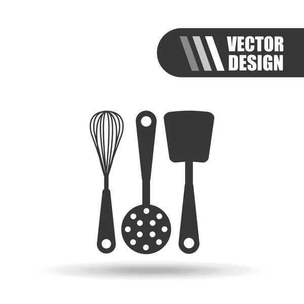 Utensili da cucina design — Vettoriale Stock