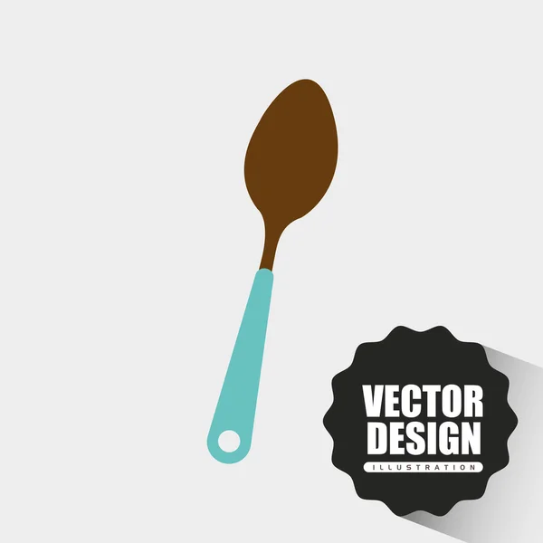 Kitchen utensils design — Stock Vector