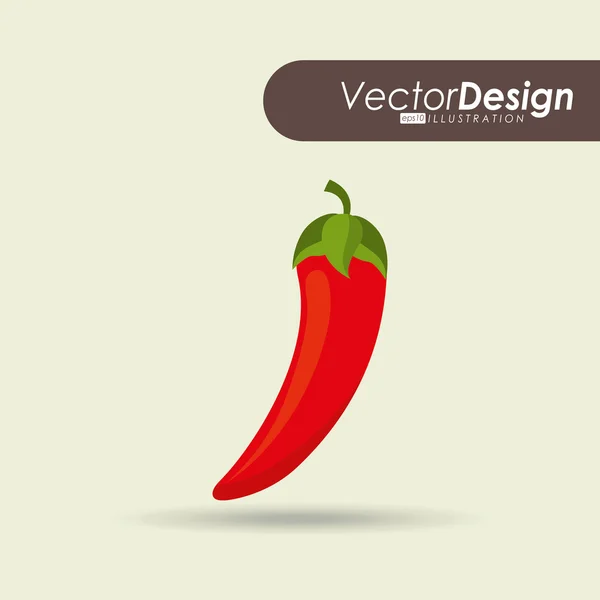 Design alimentare vegetariano — Vettoriale Stock