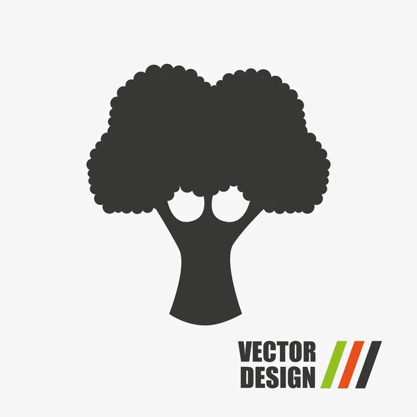 Vegetarisk matdesign — Stock vektor