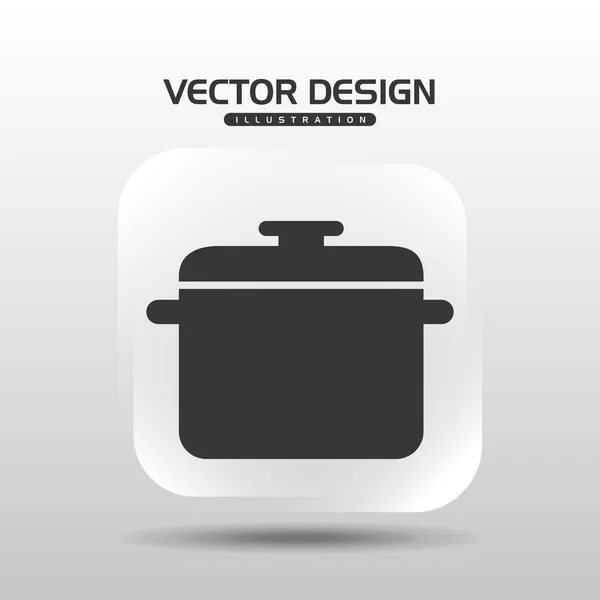 Cocina utensilios de diseño — Vector de stock