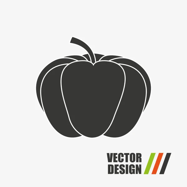 Design de comida vegetariana —  Vetores de Stock