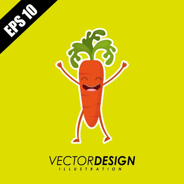 Character food design — Stock Vector