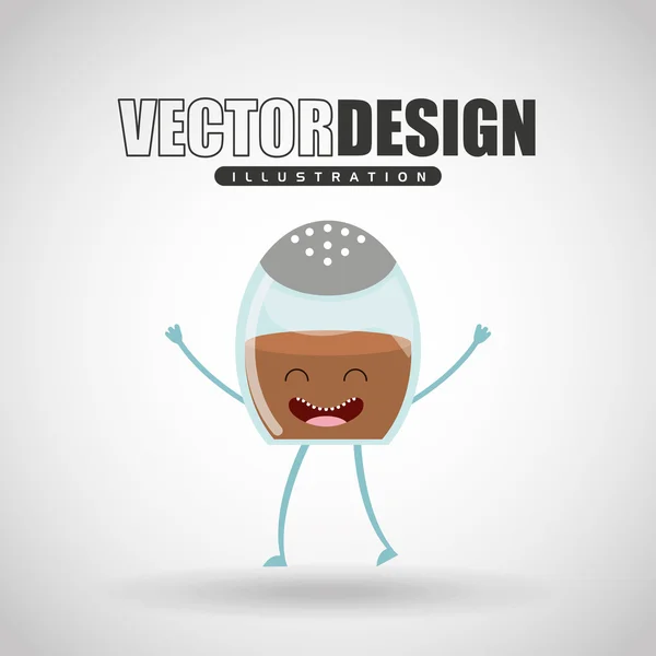 Character food design — Stock Vector