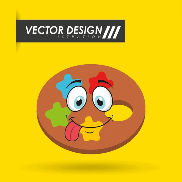 Carácter Escuela Diseño de la fuente — Vector de stock