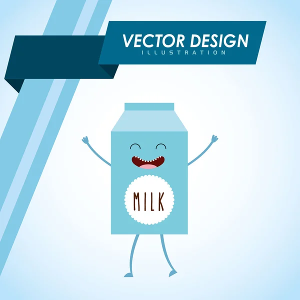 Diseño de alimentos carácter — Vector de stock