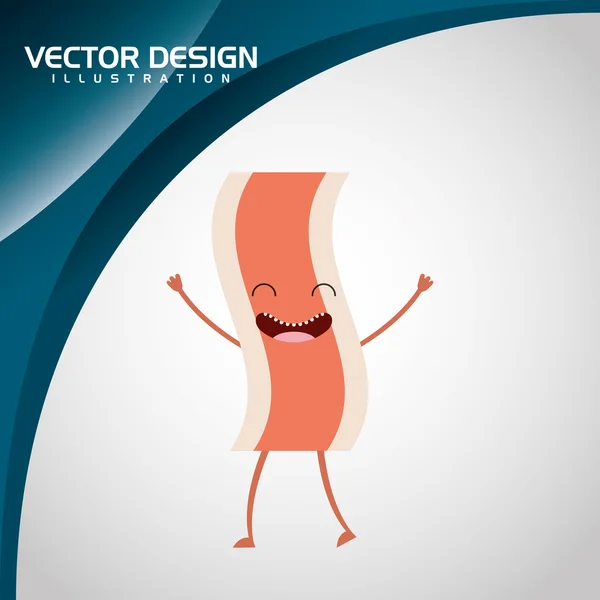 Design alimentar de caracter — Vector de stoc