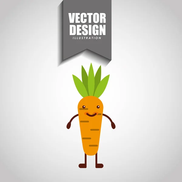 Design alimentar de caracter — Vector de stoc