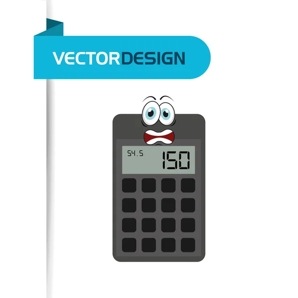 Personagem Projeto de fornecimento escolar — Vetor de Stock