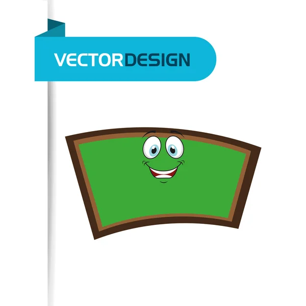 Skolan levererar karaktärsdesign — Stock vektor
