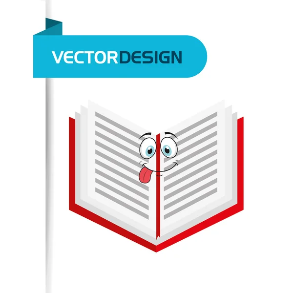 Skolan levererar karaktärsdesign — Stock vektor