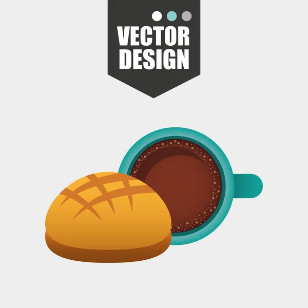 Diseño de icono de panadería — Vector de stock