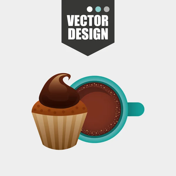 Piekarnia ikona designu — Wektor stockowy