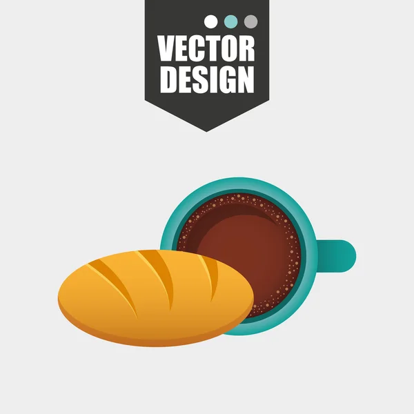 Diseño de icono de panadería — Vector de stock