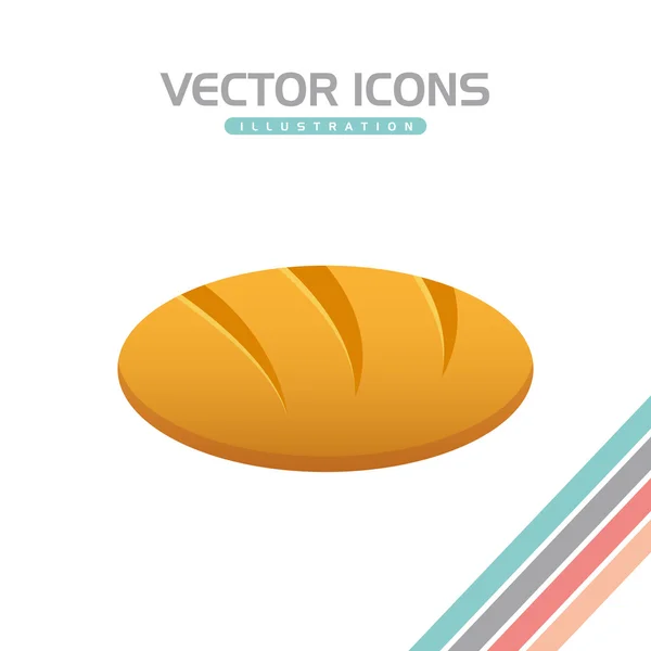 Diseño de icono de panadería — Vector de stock