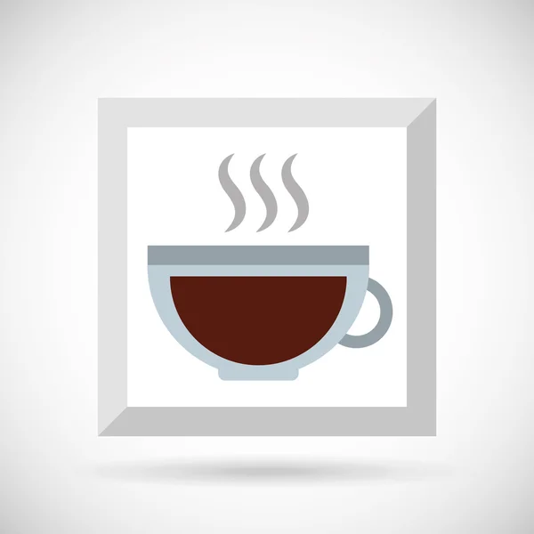 Coffee time icon design — Stock Vector