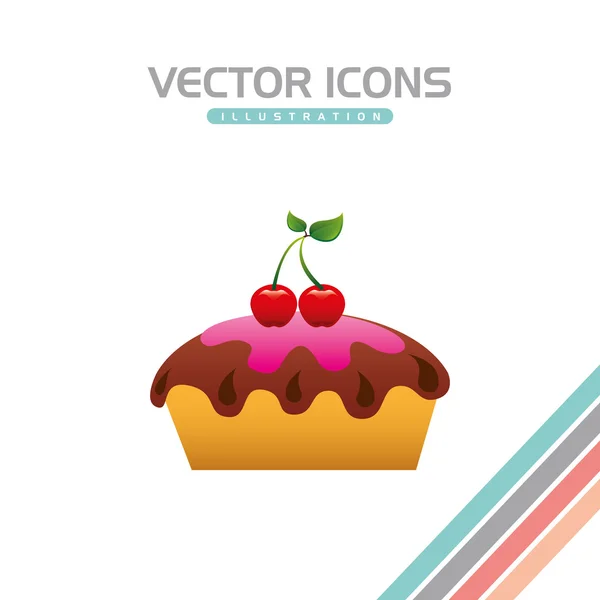 Bakery icon design — Stock Vector