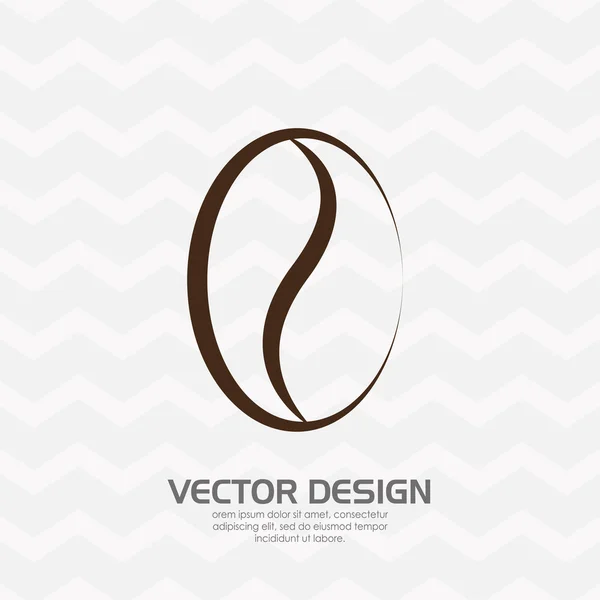 Tempo de café ícone design — Vetor de Stock