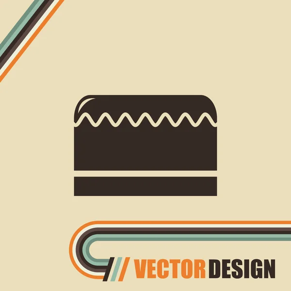 Diseño de icono de panadería — Archivo Imágenes Vectoriales