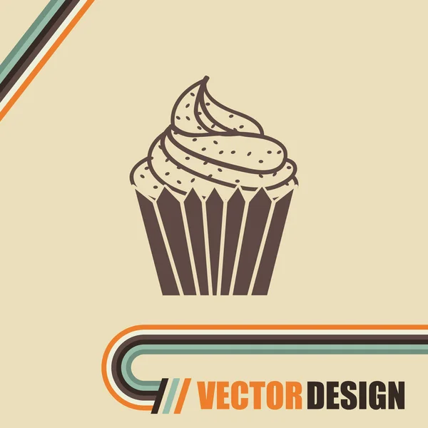 Icône de boulangerie design — Image vectorielle