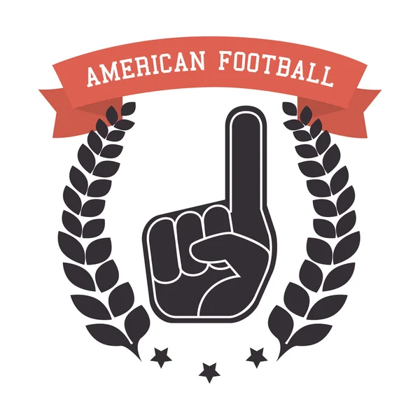 American Football gioco di sport — Vettoriale Stock